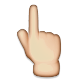 Image result for emoji finger pointing up