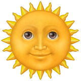 Sun with smile face