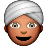 Man wearing turban, indian