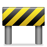 Black and yellow construction sign