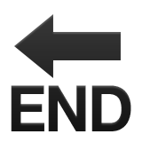 Arrow pointing left, END